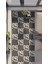 Dijital Baskılı Siyah-Beyaz Modernize Edilmiş Balkon Halısı Yolluk Yapboz Puzzle Japon Halı 2