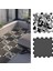 Dijital Baskılı Siyah-Beyaz Modernize Edilmiş Balkon Halısı Yolluk Yapboz Puzzle Japon Halı 1