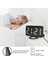 Dijital Alarm Saat LED Ekranlı Çift USB Şarjlı Otomatik Parlaklık Ayarlı Mod (Yurt Dışından) 5