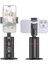 Auto Face Tracking Tripod, Akıllı Cep Telefonu Tutucu, Hareket Izleme, 360° Döndürülebilir, Telefon Klipsli Akıllı Izleme Telefon Tutucu, Vlog, Canlı Yayın, Video Kaydı Için 1/4 Inç Vida 2