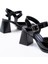 Shoes İNF-40450 Rugan Günlük Arkası Açık Topuklu Ayakkabı 5