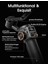 Isteady M6 Kit 3 Eksenli Cep Telefonu Stabilizatörü, Manyetik Aı Izleyicili Gimbal Akıllı Telefon, Ayarlanabilir Cct/rgb Dolum Işığı, 0,91 Inç OLED Ekran, Maks. Taşıma Kapasitesi 400 G, Volgging 2