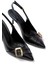 Shoes İNF-1151 Günlük Arkası Açık Topuklu Ayakkabı 4