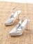 Shoes B-2101 Günlük Arkası Açık Yılan Desenli Topuklu Ayakkabı 3