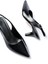 Shoes ST-1152 Rugan Günlük 7 cm Topuklu Kadın Ayakkabı 4