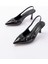 Shoes İNF-40451 Kırışık Rugan Günlük Arkası Açık Topuklu Ayakkabı 3