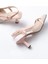 Shoes K-250 Keten Günlük Arkası Açık Tokalı Topuklu Kadın Ayakkabı 4