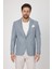 Alturo Erkek Bej Ilkbahar-Yaz Petek Desenli Regular Fit Blazer Ceket 1