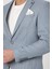 Alturo Erkek Bej Ilkbahar-Yaz Petek Desenli Regular Fit Blazer Ceket 2