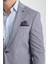 Odessa Erkek Haki Kendinden Desenli Mevsimlik Mono Yaka Slim Fit Blazer Ceket 2