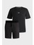 % 100 Pamuk Regular Fit Monogram Logolu Pijama Takımı Erkek Pijama Takımı 50540613 981 5