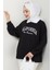 California Baskılı Sweat 1426 - Siyah 1