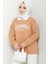 California Baskılı Sweat 1426 - Vizon 1