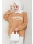 California Baskılı Sweat 1426 - Vizon 3