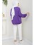 California Baskılı Sweat 1426 - Mor 5