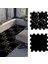 Dijital Baskılı Siyah Renk ile Modernize Edilmiş Balkon Halısı Yolluk Yapboz Puzzle Japon Halı 1