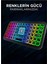 Mini Klavye Smarttv Işıklı Bluetooth Kablosuz Televizyon Ps3 Dizüstü Tabletler ve Telefonlar Için 3