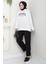 California Baskılı Sweat 1426 - Beyaz 4