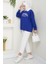 California Baskılı Sweat 1426 - Saks Mavisi 2