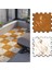 Dijital Baskılı Sarı ve Beyaz Renk ile Modernize Edilmiş Balkon Halısı Yolluk Yapboz Puzzle Japon Halı 1