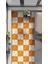 Dijital Baskılı Sarı ve Beyaz Renk ile Modernize Edilmiş Balkon Halısı Yolluk Yapboz Puzzle Japon Halı 2