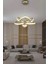 Çilek Tek Toplu Gold Kaplama 3 Renk Ledli Kristal Taçlı Modern Koridor- Salon - Mutfak - Avize 2