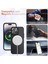 Apple iPhone 11 Pro Max Kılıf Mat Magsafe Şarj Özellikli Hassas Butonlu Yumuşak Renkli Kenarlı + Ekran Koruyucu Cam Set 2in1 4