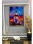 Galata Kulesi Desenli Çerçeveli Duvar Tablosu 50X70CM PTL10 2