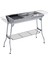 Grillmate Portatif Katlanır Bbq Mangal Silver 2