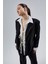 Siyah Gömlek Detaylı Regular Blazer Ceket 2
