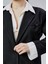 Siyah Gömlek Detaylı Regular Blazer Ceket 3