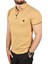Slim Fit Dar Kesim Pamuklu Pike Kumaş Polo Yaka Tişört Nefes Alan Kıvrılmaz Polo Yaka Tişört 2503020 2