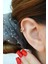 Bombeli Taşlı Halka Tragus Piercing Helix Kıkırdak Rose Gold Renk 5