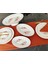 Inci Stoneware Pasta Takımı 15 Parça 6 Kişilik Servis Pasta Kayık Ayaklı Sunum Tabağı Seti 1