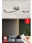 3 Renk Plafonyer Kumandalı Krom Kasa LED Avize Modern Sonsuzluk Ledli Avize 1
