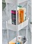 Easy 3 Katlı Çok Amaçlı Raf Banyo ve Mutfak Organizer Düzenleyici (Tekerlekli) 4