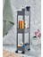 Easy 3 Katlı Çok Amaçlı Raf Banyo ve Mutfak Organizer Düzenleyici (Tekerlekli) 4