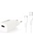 CTA-521UTB24 10W 5V 2.1A Tek USB + USB To Type C 2.4A Kablolu Set Beyaz 1