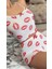 Askılı Dudak Desenli Şortlu Pijama Takımı 2li 2
