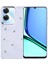 Realme Note 60 Kılıf Kutup Simli Glitter Lale Desenli Kapak 1