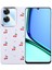 Realme Note 60 Kılıf Kutup Simli Glitter Kiraz Desenli Kapak 1