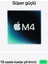 MC6C4TU/A/MACBOOK Air/apple M4 Işlemci (10 Çekirdek Cpu-10 Çekirdek GPU)/24GB RAM/512GB Ssd/13.6"/midnight 4