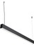 Lineer 100 cm Siyah Kasa Sarkıt Modern LED Avize, Salon, Mutfak, Lineer Avize 2