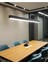 Lineer 100 cm Siyah Kasa Sarkıt Modern LED Avize, Salon, Mutfak, Lineer Avize 3