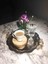 Store 6 Adet Yuvarlak Model Kulplu Gold Dekoratif Çay Kahve Sunum Tepsisi 2