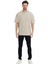 Bisiklet Yaka Basic Renkli T-Shirt Krem 1