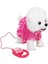 Luxury Toysturka Pilli Sesli Tasmalı Yürüyen Sevimli Köpek Tasmalı Köpek Pembe 1 Adet 1