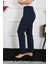 Modaserdem Kadın Pamuk Penye Tek Alt Pijama Lacivert 27514 4