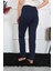 Modaserdem Kadın Pamuk Penye Tek Alt Pijama Lacivert 27514 5