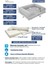 Luxury Bolster Üst Kalite Köpek Yatağı 81X107CM(X-LARGE) 10CM Süngerli,sıvı Geçirmez Alez Kılıflı 1 Adet 3